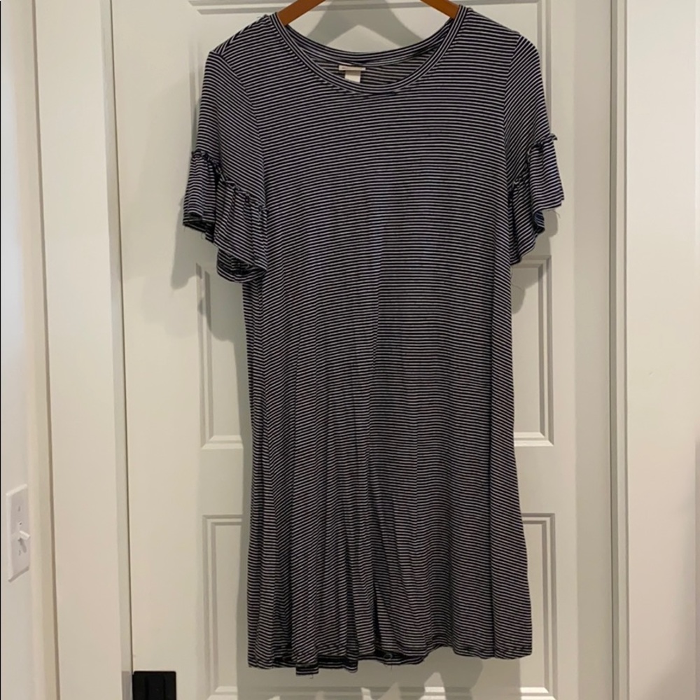 Striped tshirt dress